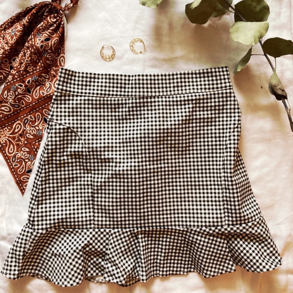 Gingham Skirt